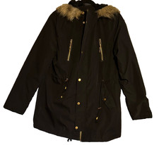 Girls XL Black Winter Coat