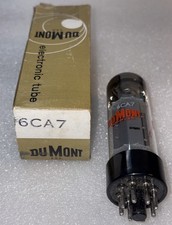 Siemens Dumont 6CA7 EL34 O Getter Vacuum Tube Amplitrex Tested New In Box 95