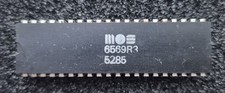 MOS 6569R3 VIC-II Video Chip PAL Commodore 64 C64 Vintage IC, Fully Working
