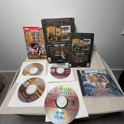 Empire Earth II Platinum Edition PC Game Age of Empires II Bundle Big Box RTS
