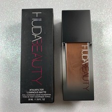 Huda Beauty FauxFilter Luminous Matte Liquid Foundation Hot Fudge 550R BNIB