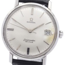 OMEGA Seamaster De Ville Date Silver Dial Hand Winding Men's Watch_934845