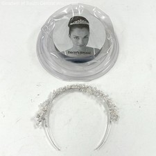 David's Bridal Tiara Collection Silver-Tone Rhinestone Headband