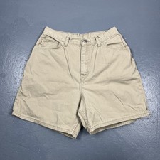 Vintage 90s Chic Women s Jean Shorts Beige 14 Average Mom Summer Casual
