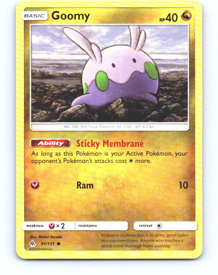 Goomy 91/131 Common Forbidden Light Pokemon Near Mint