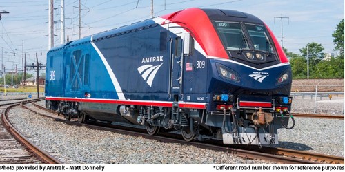 Locomotora diésel cargador estándar DC #315 Kato 176-6056 N Amtrak ALC-42 | Zustand: New