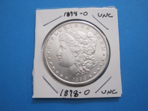 1898 O Morgan Dollar BU Uncirculated Mint 90% Silver $1 US Coin