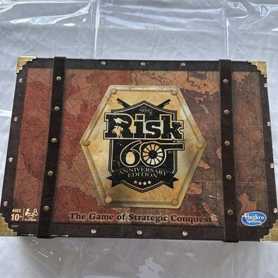 RISK 60th Anniversary Edition Hasbro Gaming Game of Strategic Conquest - NWT