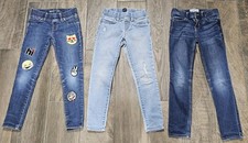 Abercrombie Kids Size 7/8 Denim Jeans Girls Youth Skinny Jegging Leggings Gap