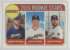 2018 Heritage Rookie Stars Brandon Woodruff Aaron Wilkerson Taylor Williams 11ff