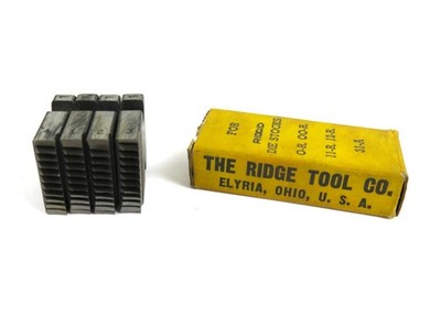 Ridgid 1'' NPT Pipe Threading Dies for 00R, 0R, 11R, 12R, 31A - NOS