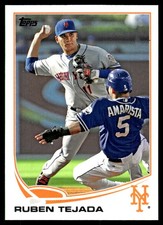 Ruben Tejada 2013 Topps Mets #NYM6 Mets MLB READ FREE SHIPPING AutographDen