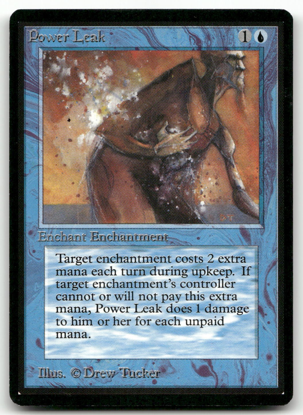 Power Leak (LP) Beta Edition LEB Magic MTG