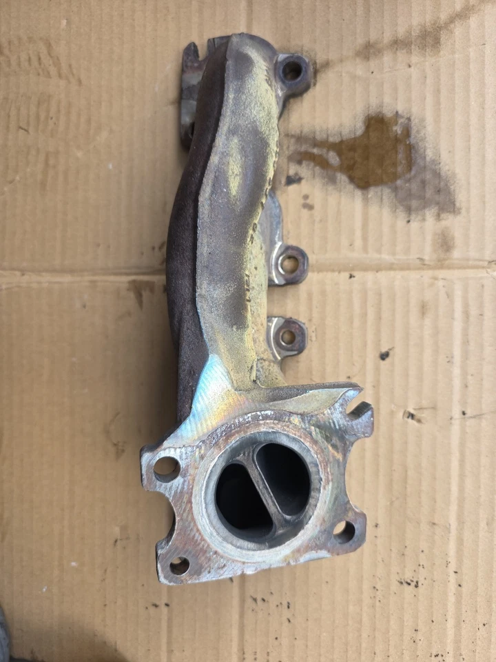 Coletor de escape 06-10 Mini Cooper S Clubman R55 turbo carregador 7568591 fabricante de equipamento original - Imagem 2 de 4