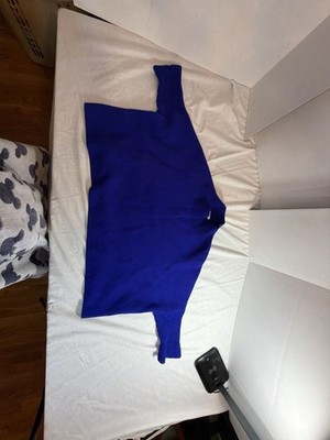 Kerisma M5154 Mock Neck Sweater Royal Blue O/S