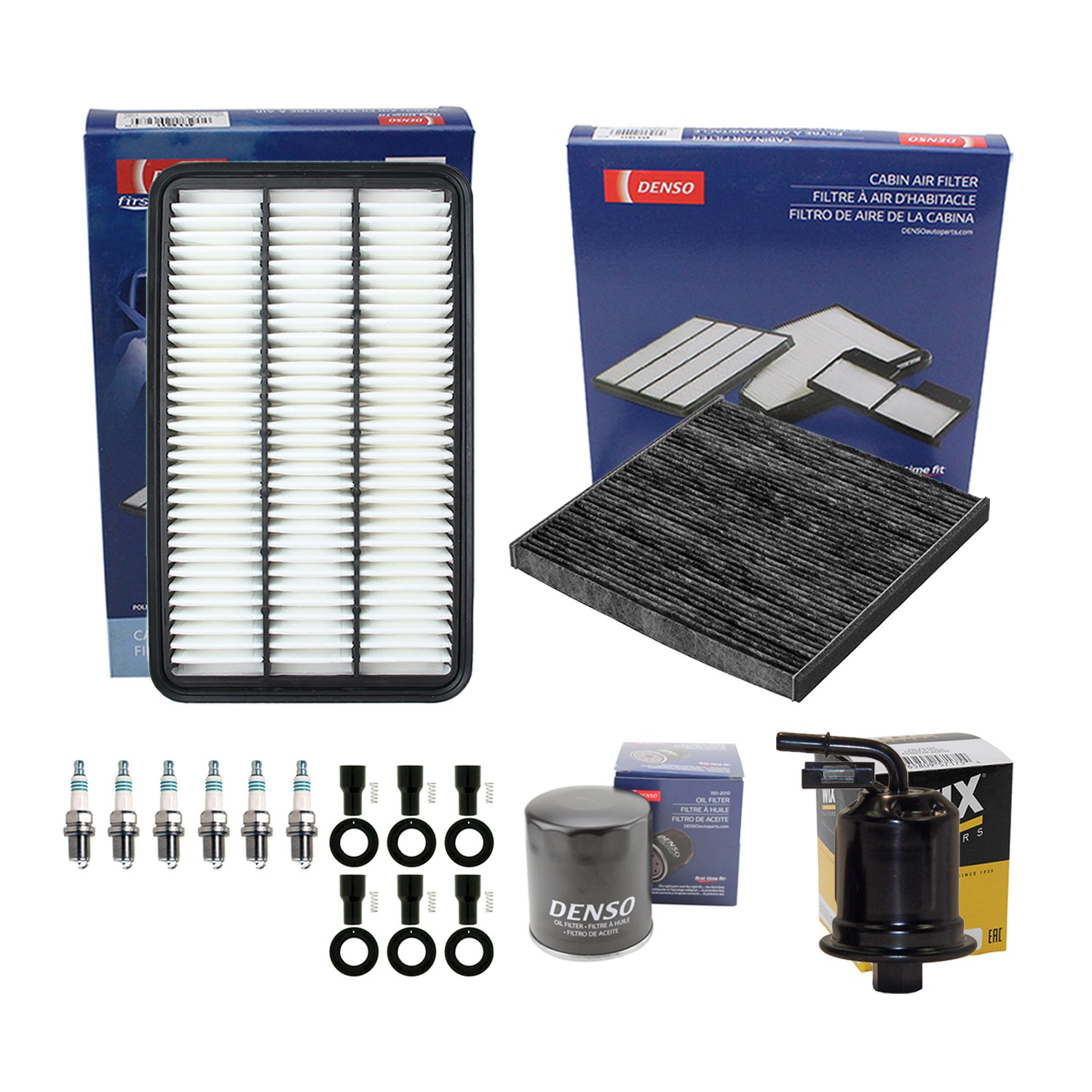 Denso Tune Up Kit 6 Spark Plugs  Boots Kit for Avalon XL XLS 3.0 V6 Auto 1MZ-FE