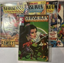 Starslayer The Log Of The Jolly Roger Vintage Comic Book Lot (27) Total