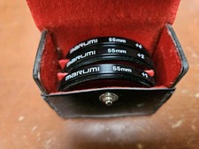 LOT OF 3 Marumi 55mm 1, 2, 4 IN CASE....CLEAN