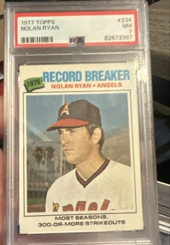 1977 Topps - Record Breaker Nolan Ryan #234
