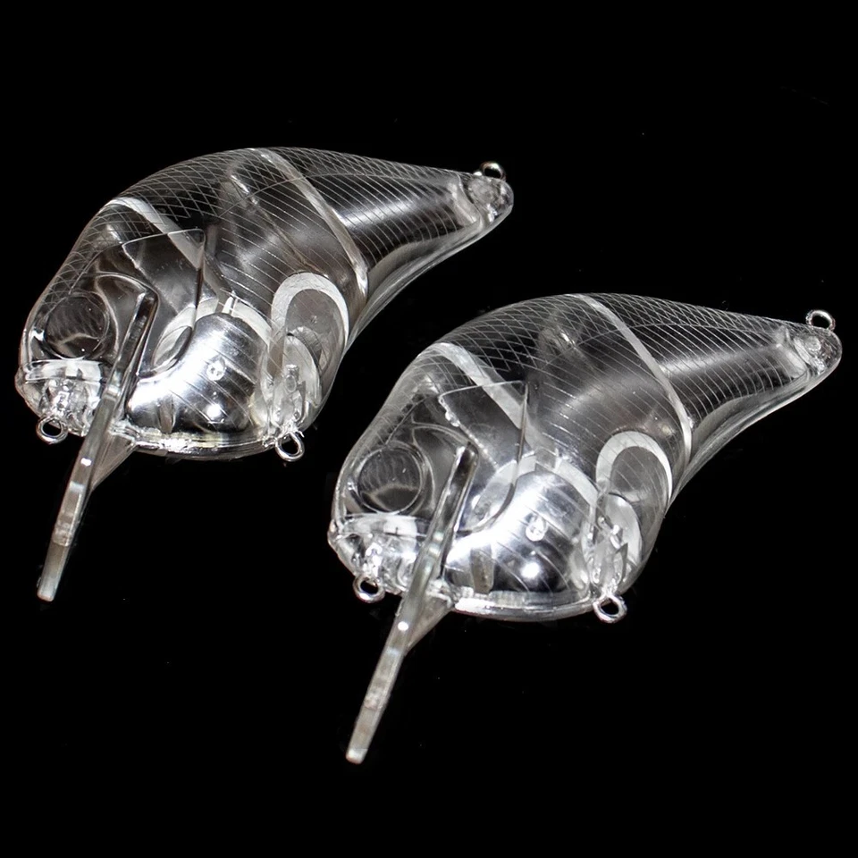 5 Stück große unlackierte Crankbait 9,5 cm 25,6 g Floating Blanks Wackel... - Bild 4 von 4