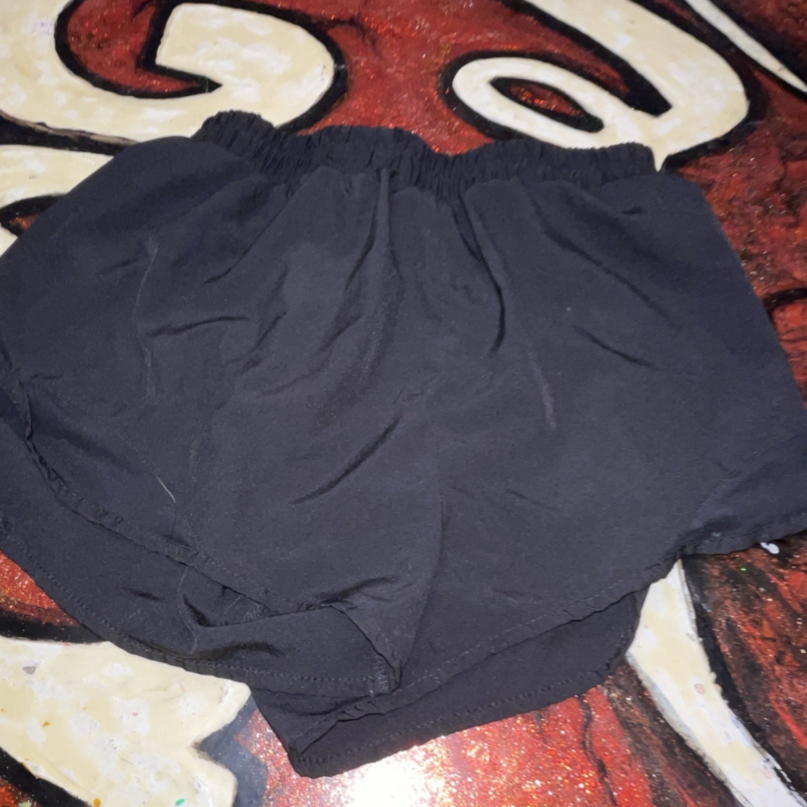 SHEIN Women's Size M Black Athletic Shorts Elastic Waist Casual Summer