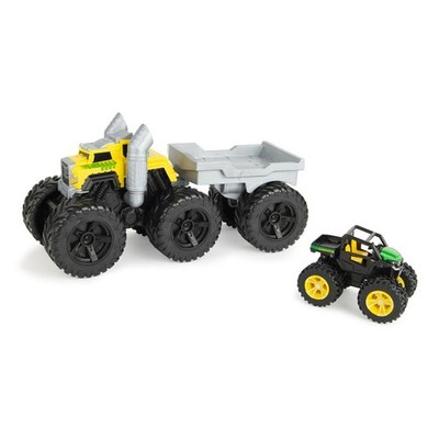 John Deere Monster Treads Roaring Rev Up Hauler Monster Treads Britains 47640
