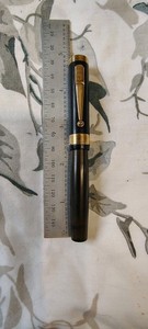 Swan Mabie Todd Eternal Gold Filled Trim Fountain Pen Fine 14k Gold Nib