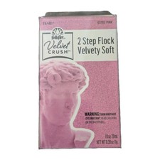 FolkArt Velvet Crush Pink 2-Step Flocking Kit For Crafting Decorating Diy Craft