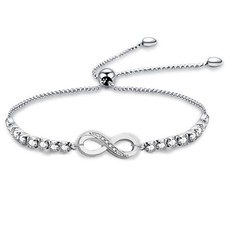 Infinity Love Heart Symbol Charm Bracelet for Women Infinity Br 