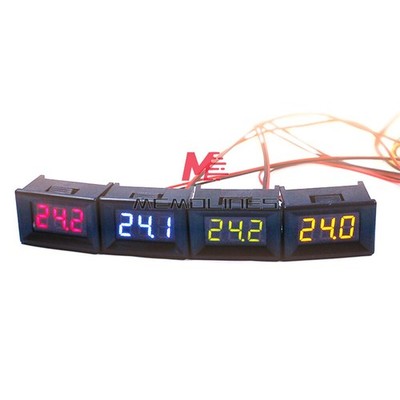 DC 7-150V 2-Wire Voltmeter 3-Digit LED Display Panel Volt Meter Voltage Tester #