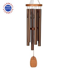 Woodstock Wind Chimes Amazing Grace Chime Medium Bronze Inspirational Memorial