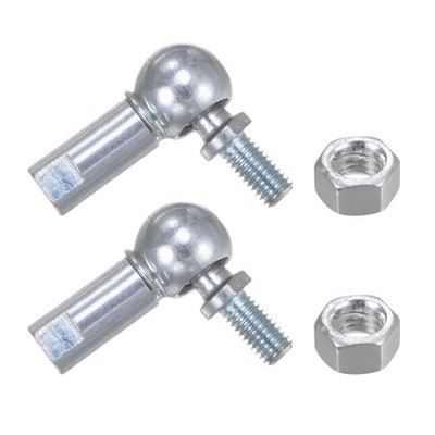 2pcs CS8 M5 Angle Ball Joint, M5x0.8 Right Hand Thread, A3-Steel