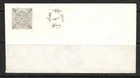 Egypt 1865 Prevost Essay on White Envelope with light brown 10 para design