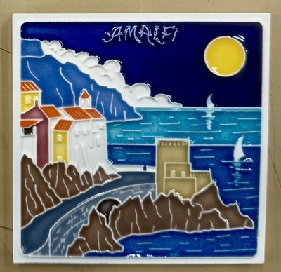 Vietri Ceramics 4x4   Amalfi Tile Made/painted by hand in Italy