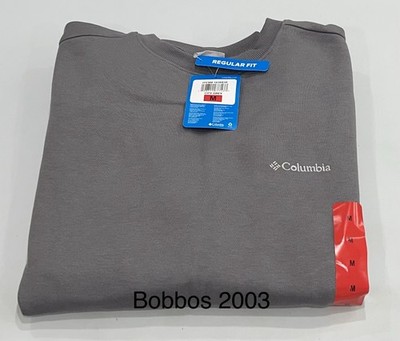 Columbia Men's Walnut Canyon Crewneck Sweatshirt, City Grey, Size M