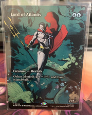 MTG, LORD OF ATLANTIS (BORDERLESS) (MAR) NM OR BETTER CONDITION