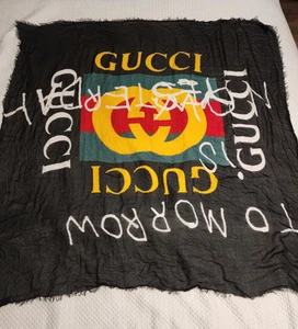 Foulard Gucci coton multicolore