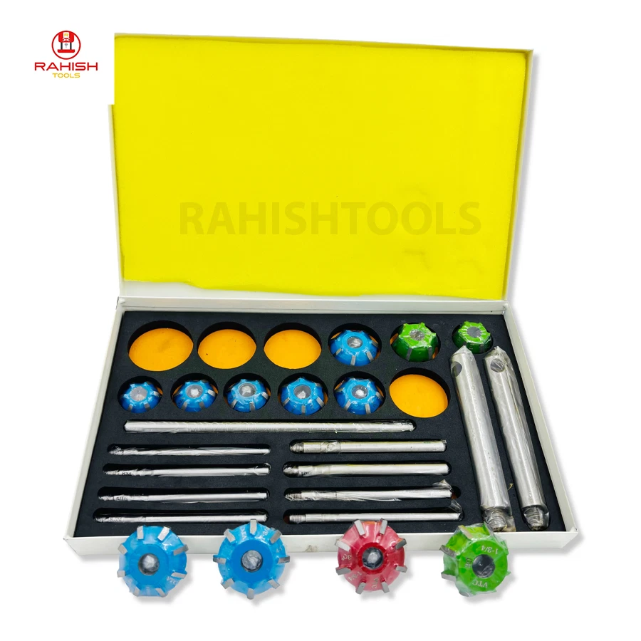 Großer Ventilsitzfräsersatz mit Hartmetallmontage 30 45 70 (20 Grad) RAHISHTOOLS - Bild 2 von 4