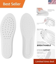 Breathable Anti-Slip Memory Foam Insoles for Ultimate Comfort, Women US 5-8