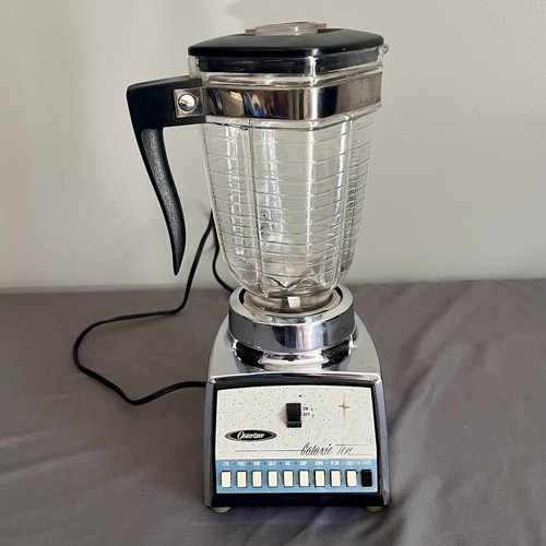VTG MCM Osterizer Galaxie Ten Blender Model 641A Works Retro