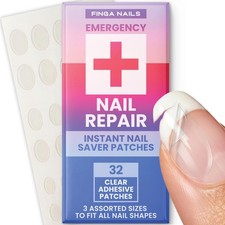 32 Instant Split Nail Repair Patches - for 1 Count Pack of 1
