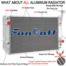 3 Row Aluminum Radiator For 1996-2005 03 04 Chevy Astro Gmc Safari 4.3l V6 Gas