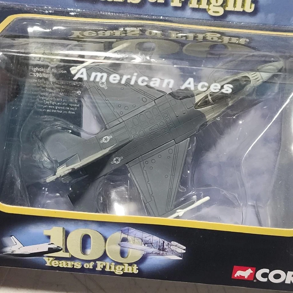 New F-16 Fighting Falcon Wright American Aces CS90289 Corgi 100 Years of Flight - Image 2 of 4