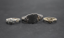 Group of 3 Post Medieval bronze rings