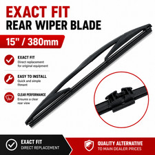 Rear Wiper Blade 15 Inch 380mm Exact Fit For Ford Edge 2016-20