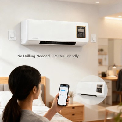 Smart Wall Air Conditioner & Heater Portable 2-In-1 Unit For Efficient Climate
