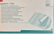 3M Tegaderm 6 X 8 Inch Transparent Film Dressing Ref# 1628, 2 Boxes of 10 Each