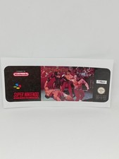 Pit Fighter (FAH) SUPER NINTENDO / SNES replacement label