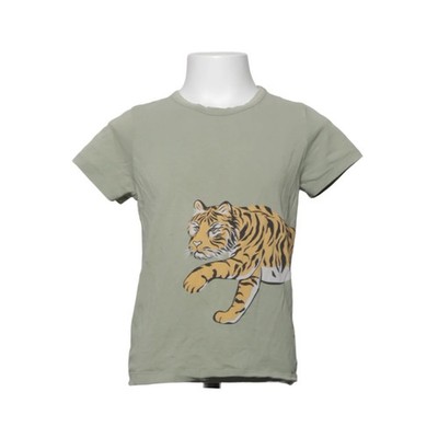 The Striped Cat, T-shirt, Größe: 110/116, Grün/Mehrfarbig, Baumwolle, Print #MNH