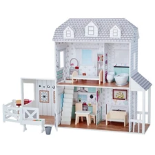 Olivia's Little World Dreamland 2-Story Farmhouse Dollhouse for 12" Dolls